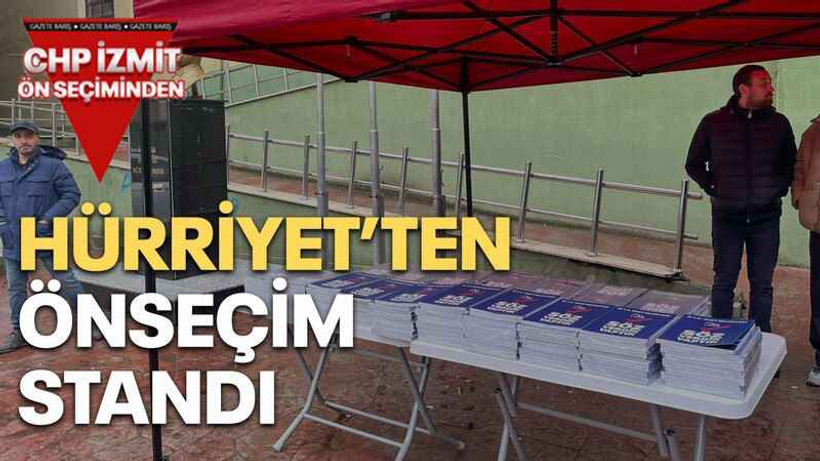 Hürriyet’ten önseçim standı